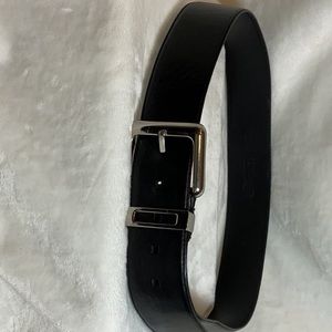 Fossil black leather belt